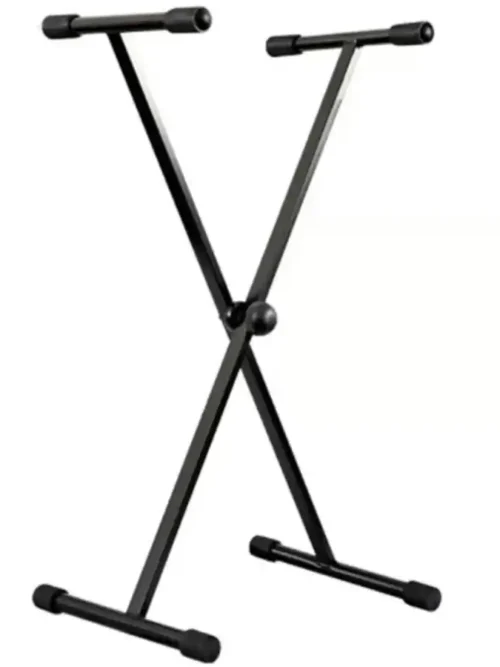 Atril de teclado base simple APEX TONE AP-3201K en forma de X, ajustable y plegable