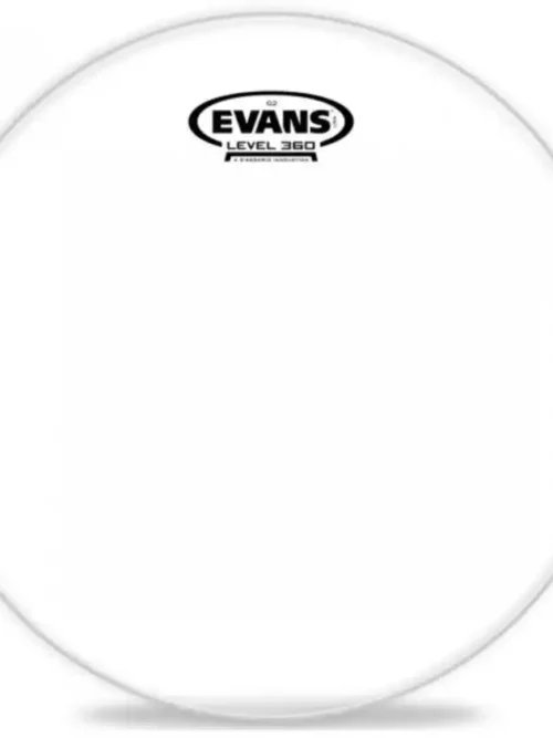 Parche Evans BD22G2 de 22 pulgadas, diseño transparente con tecnología Level 360