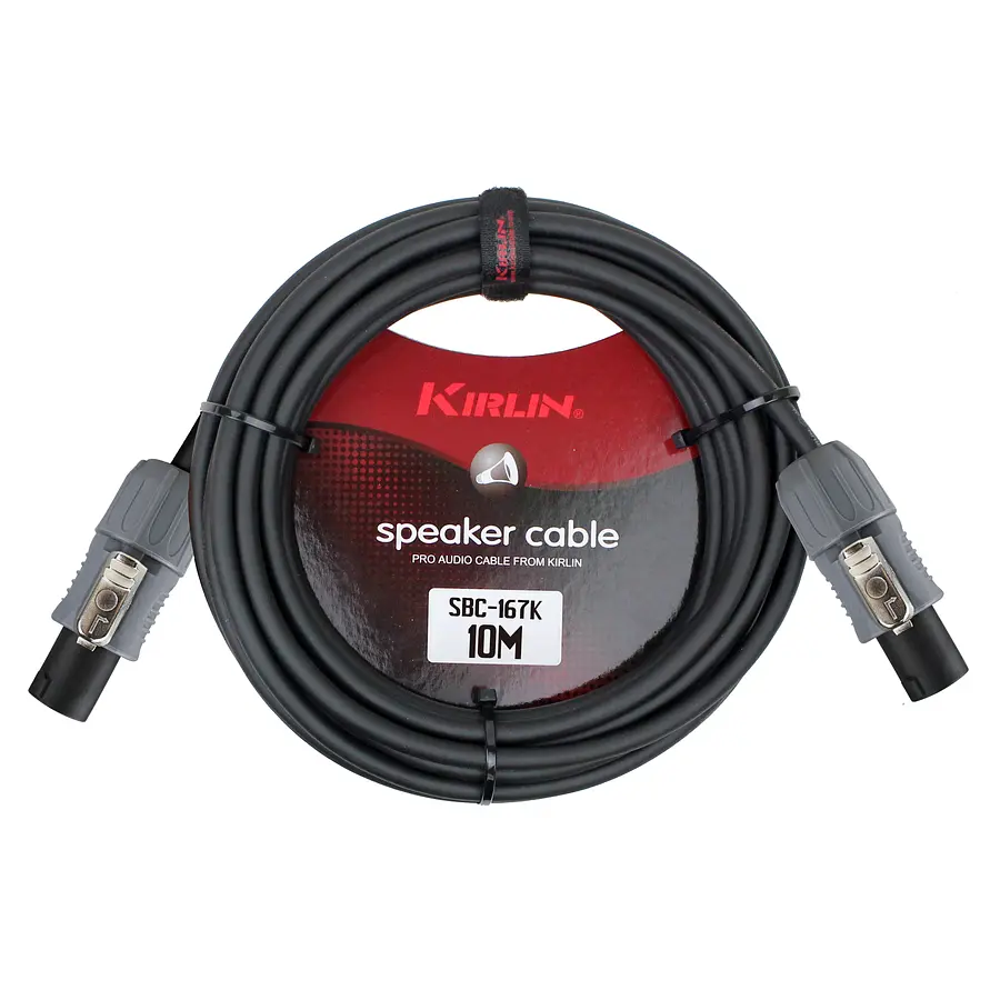 Cable Speakon-Speakon 10M de alta calidad Kirlin