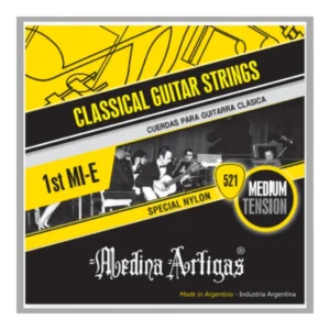 Cuerda Medina Artigas A521 de nylon para guitarra clásica, tensión media