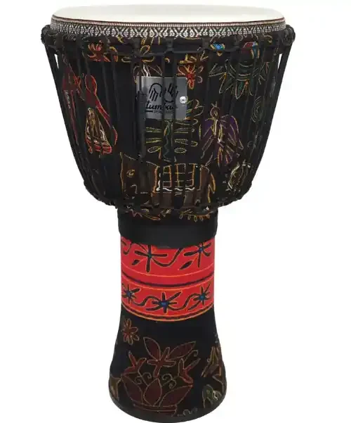 Djembe de 12 pulgadas en ABS con cuerdas ajustables para sonido personalizado