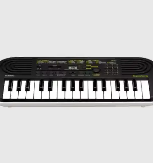 Teclado Casiotone SA-51 para niños, con 32 teclas pequeñas y 100 tonos. Ideal para iniciar en la música.