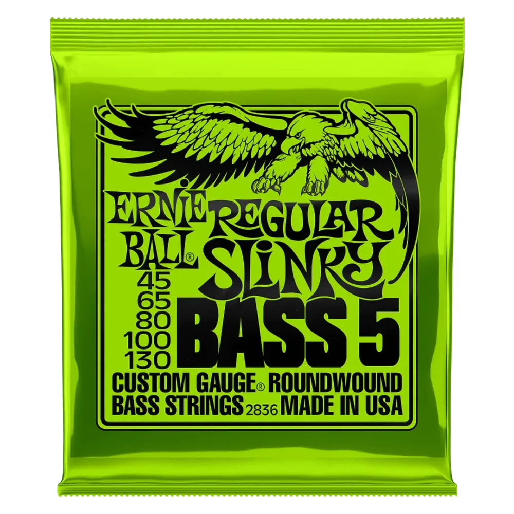 Cuerdas Ernie Ball 5 cuerdas para bajo eléctrico modelo 2836