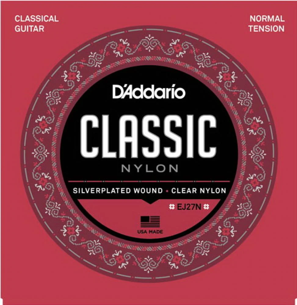 Juego de cuerdas D’Addario EJ27N nailon tensión normal
