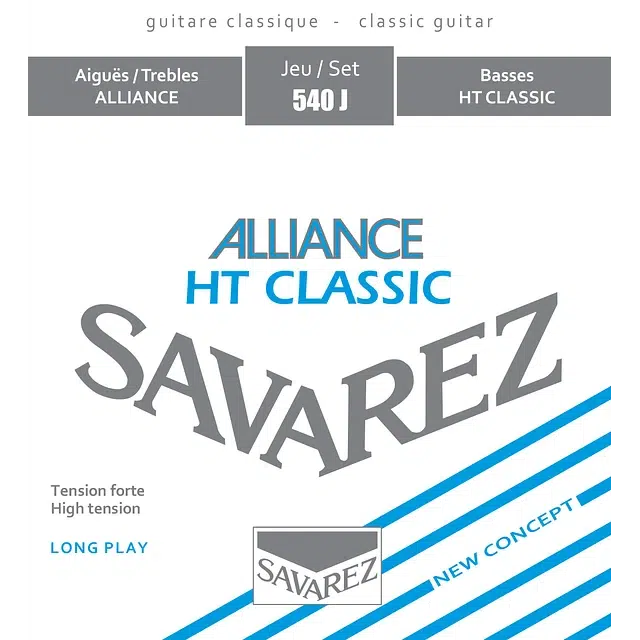 cuerdas Savarez 540J alta tensión para guitarra clásica