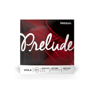 Set de cuerdas D’Addario Prelude J910 para viola 15"-16" con núcleo de acero sólido