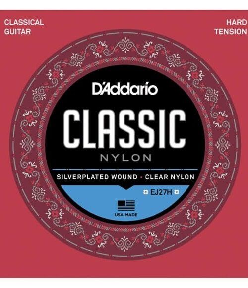 Juego de cuerdas D’Addario EJ27H nailon tensión alta