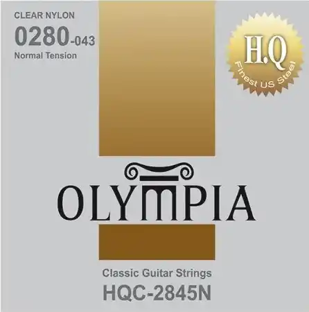 Cuerdas Olympia HQC 2845N para guitarra clásica, tono cálido y durabilidad, disponibles en EntreMúsicos, Santiago