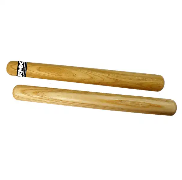 Clave simple RMX AR-5 en madera natural para percusión educativa