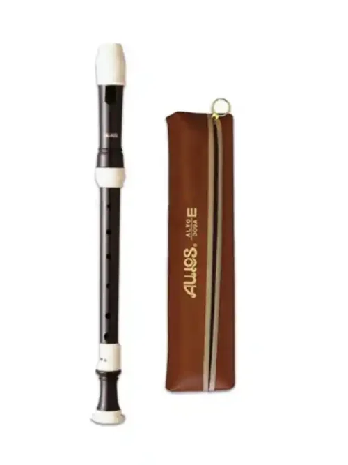 Flauta Alto Aulos 309-A Bel Canto en sistema barroco con boquilla curvada.