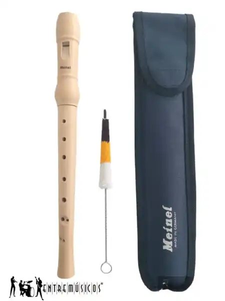 Flauta Dulce Soprano Meinel en madera de arce con digitación barroca.