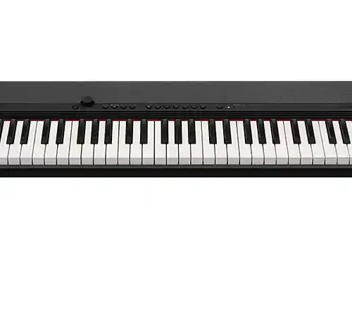Teclado Casio CT-S1BK con 61 teclas sensibles, efectos avanzados y diseño portátil.