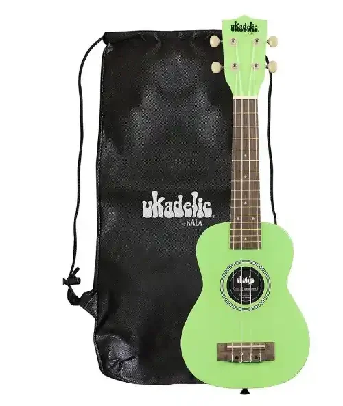 Ukelele Soprano Kala Grasshopper con bolso incluido, ideal para principiantes y niños