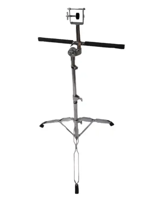 Atril para Bongó con soporte ajustable y base antideslizante.