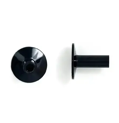 Buje Gibraltar SC-19A, plástico negro duradero, diseño para soportes de 8 mm.