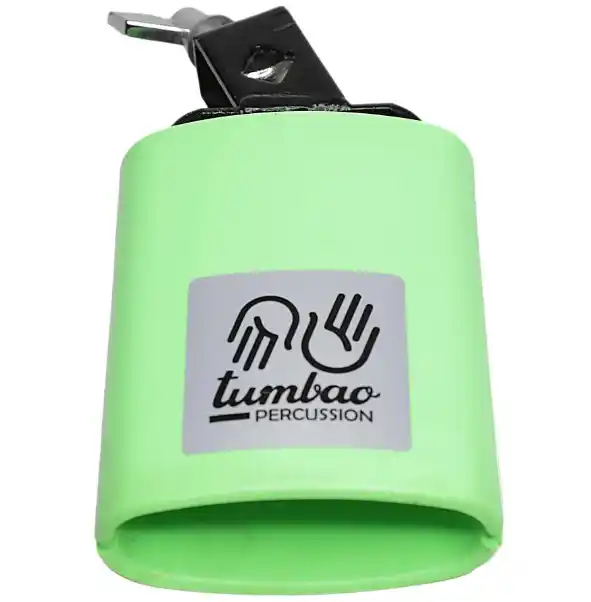 Jam Block 4x8'' Tumbao Verde con soporte de montaje y sonido claro.