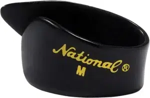Uñetas de dedo daddario national celuloide negro mediano