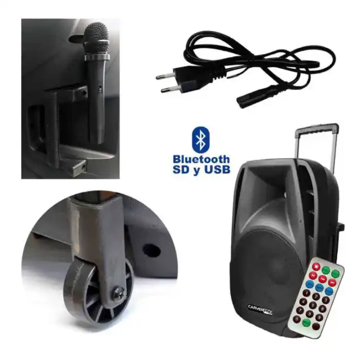 Caja Activa CCPR-32 CarverPro de 15 pulgadas con Bluetooth