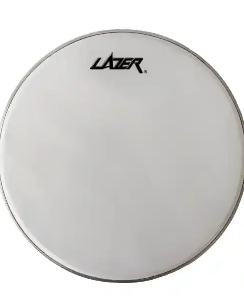 Parche Lazer Blanco 12 pulgadas para batería y batucada