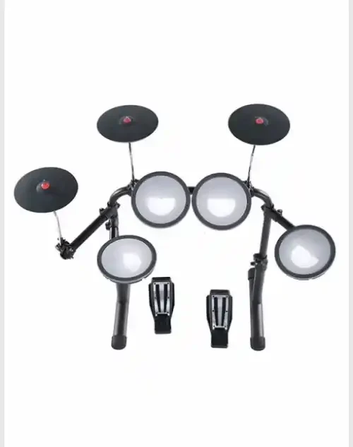 Batería electrónica compacta WOTAN FREYA-COMPACT con pads de malla, ideal para principiantes