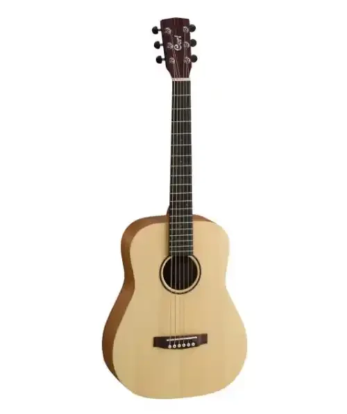 Guitarra acústica de viaje CORT EARTHMINI-OP, modelo Dreadnought 3/4 en acabado mate natural