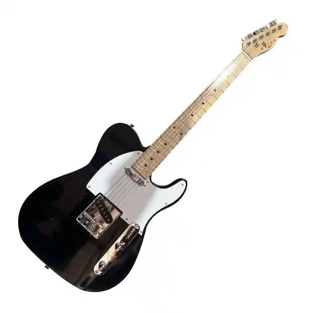 Guitarra eléctrica Wotan Forseti-BK tipo Telecaster en color negro