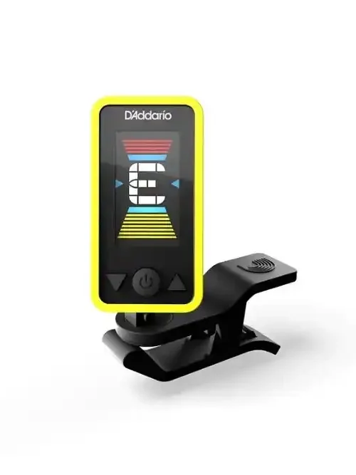 Afinador clip-on Eclipse Amarillo PW-CT-17YL de Planet Wave D'Addario, disponible en EntreMúsicos, Santiago.