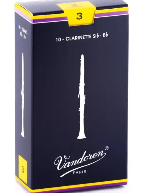 Cañas Vandoren Nº 3.0 para Clarinete Sib - Tradicionales