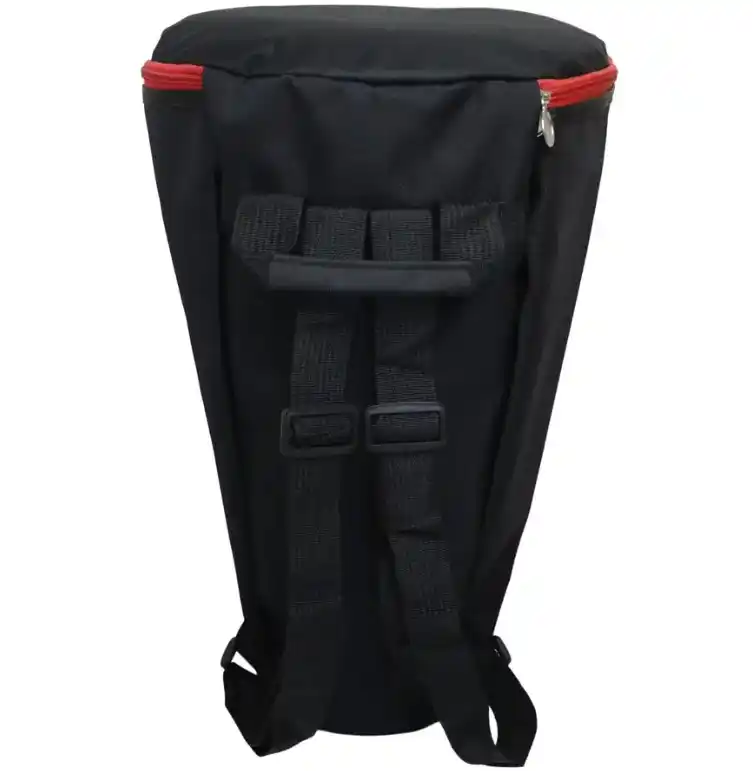 Djembe Tumbao 12 pulgadas en ABS con tela ajustable, disponible en EntreMúsicos, tienda en Santiago.