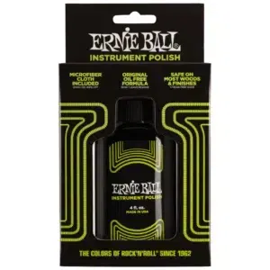 Polish Ernie Ball para instrumentos de madera con paño microfibra. Pulidor