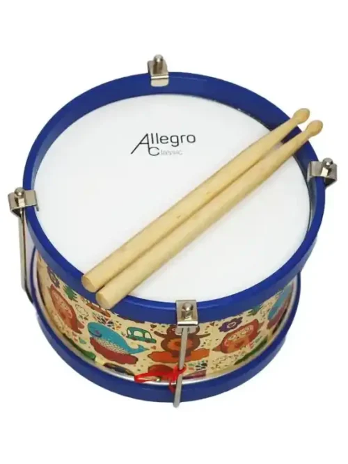 Tambor Infantil Allegro Classic 8 pulgadas Animal Set, ideal para el desarrollo rítmico infantil, disponible en EntreMúsicos, Santiago.