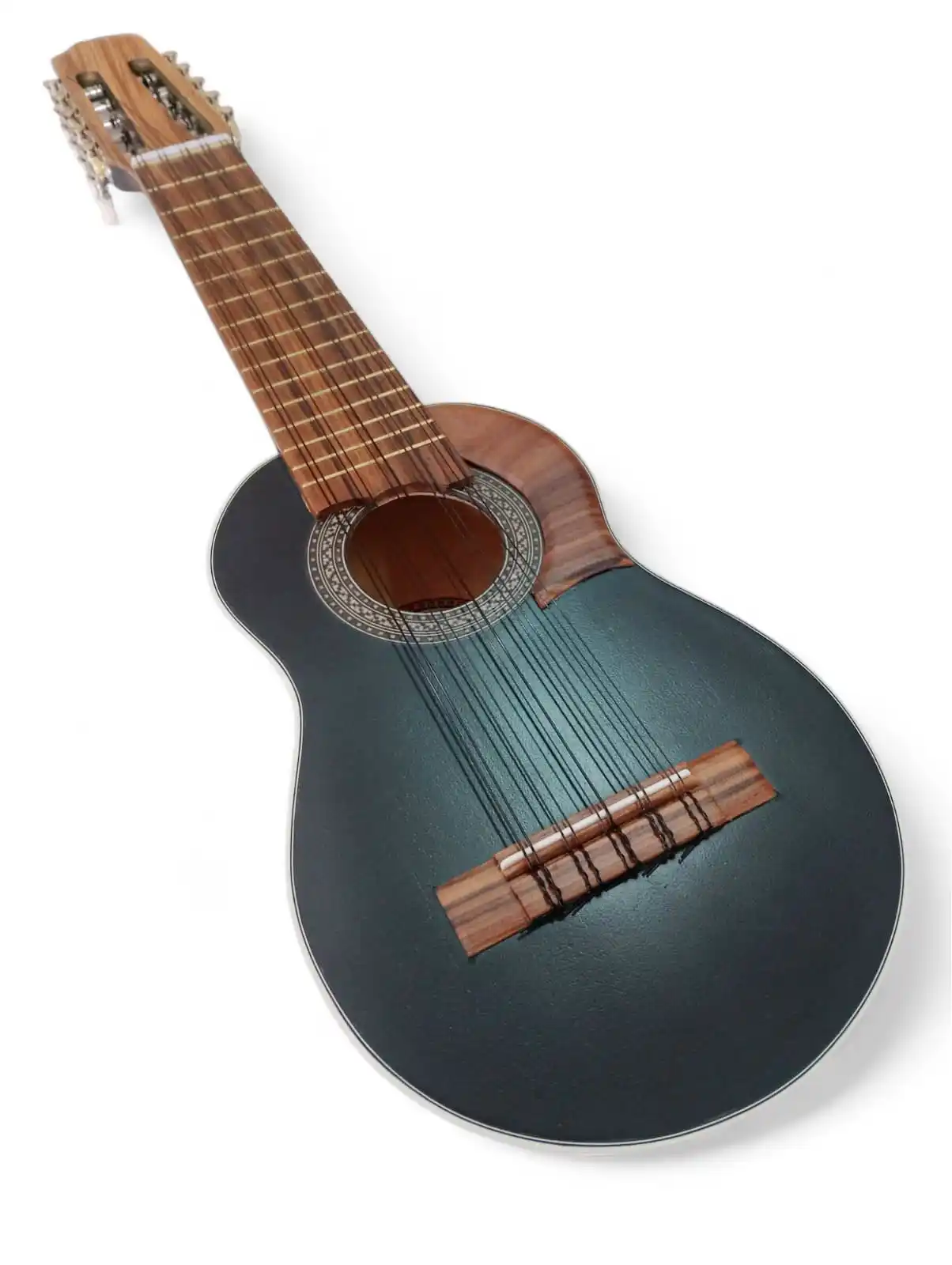 Charango artesanal Carlos Quispe Torres con diseño opaco elegante