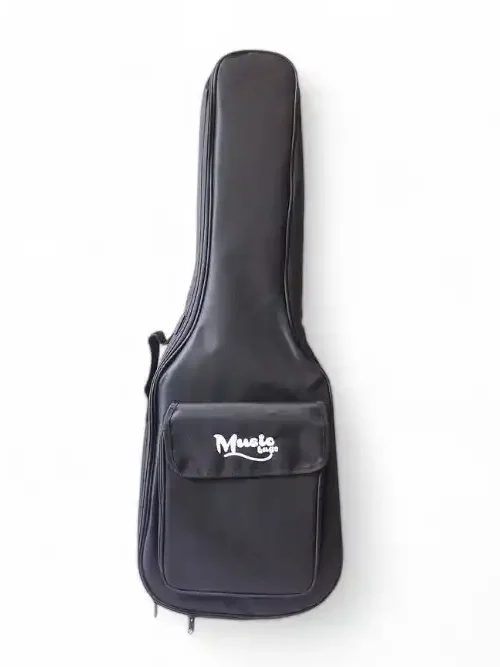 Funda Music Bag para guitarra eléctrica con acolchado de 15mm, bolsillo y correas tipo mochila