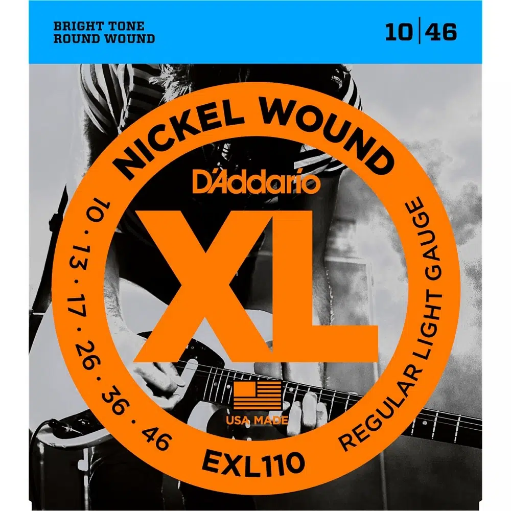 Encordado D’Addario EXL110 para guitarra eléctrica calibre 10-46