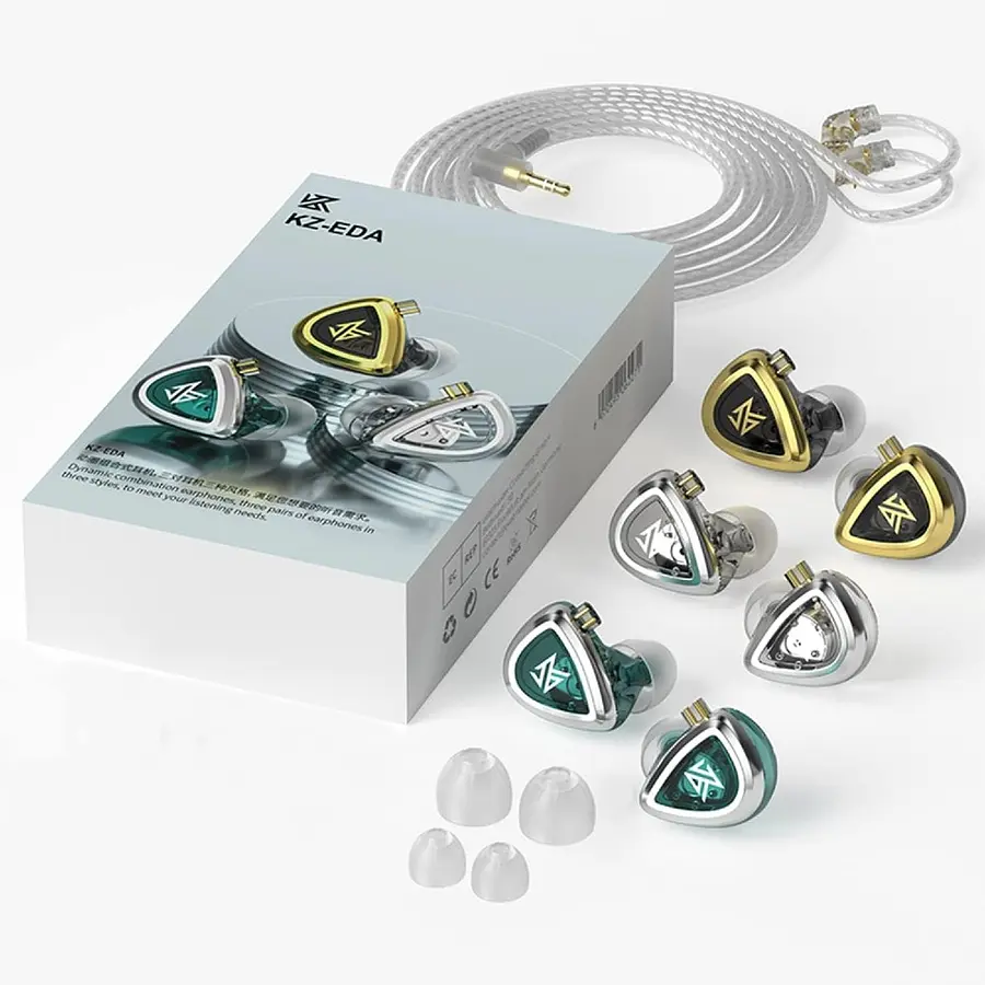 Audífonos KZ EDA In-Ear alta impedancia sin micrófono