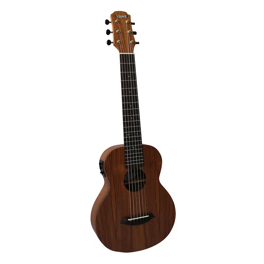 Guitarlele Mahori 6 cuerdas con micrófono TE-20, KOA y caoba laminada
