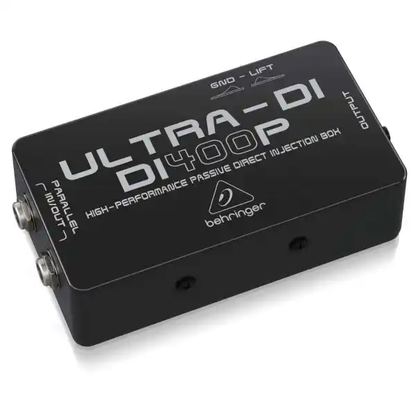 Caja directa pasiva Behringer DI400P con entradas TS y salida XLR