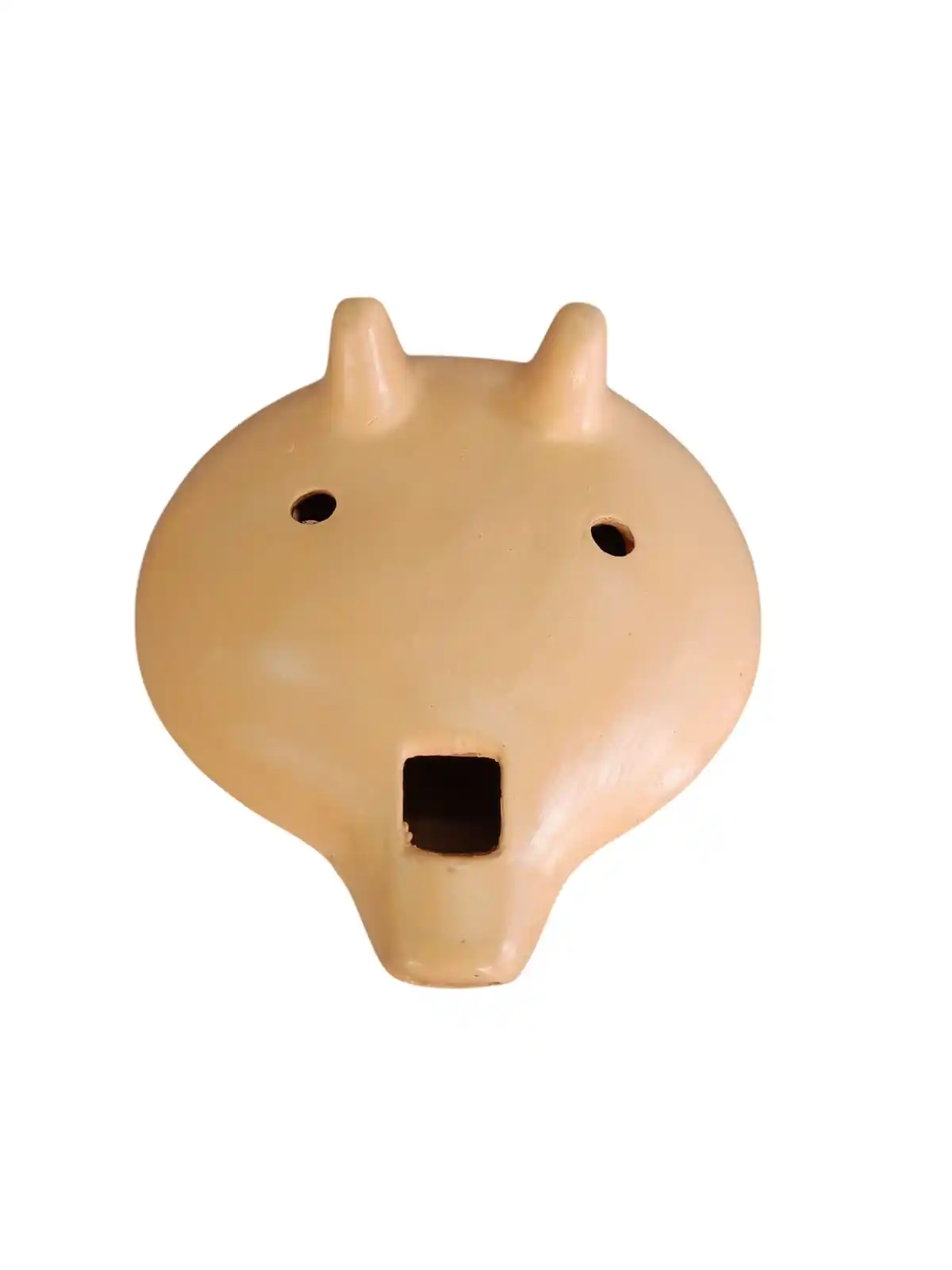 Ocarina de Greda Blanca - Modelo Andino - Imagen 3
