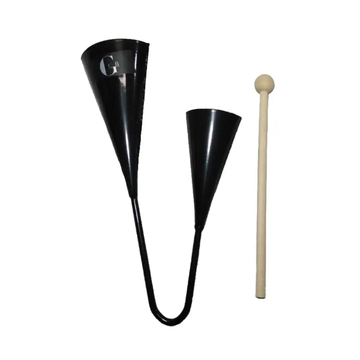 Agogó doble metálico GCR 25 cm modelo YWAG-06