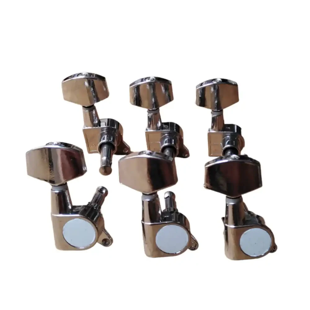 Set 6 clavijas metálicas individuales para guitarra acústica