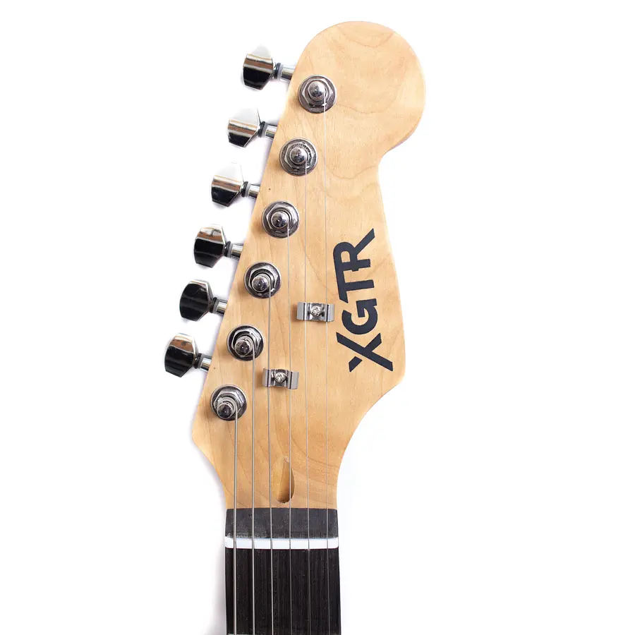 Guitarra eléctrica negra tipo Stratocaster XGTR ST111-BK