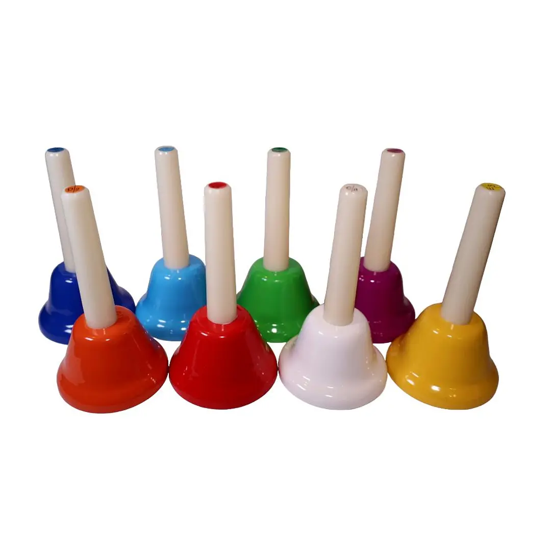 Campanas musicales infantiles Allegro con 8 notas y colores