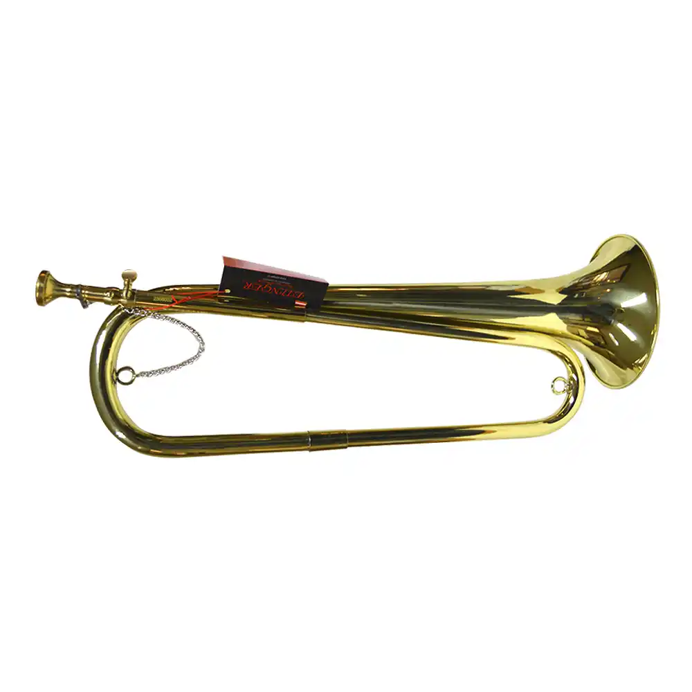 Corneta de banda dorada grande Bb ETINGER en latón con campana de 13,3 cm