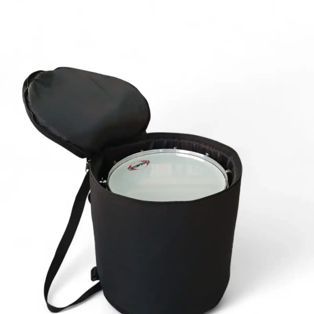Funda nacional para repique 12” acolchada impermeable con tirantes mochila