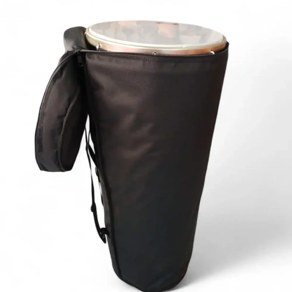 Funda nacional acolchada e impermeable para timba con tirantes tipo mochila