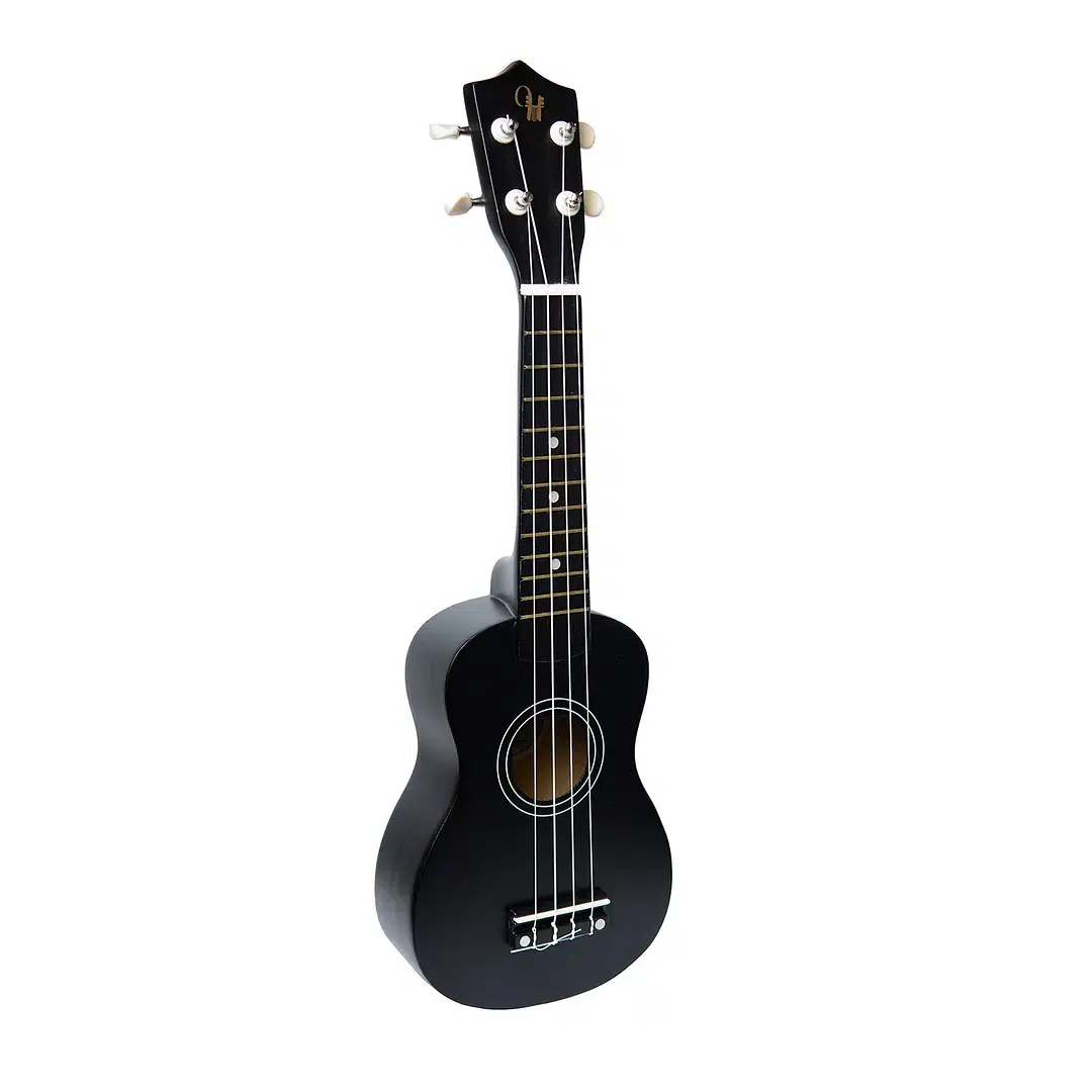 Ukelele soprano acústico Hana modelo HN-SBK con funda incluida