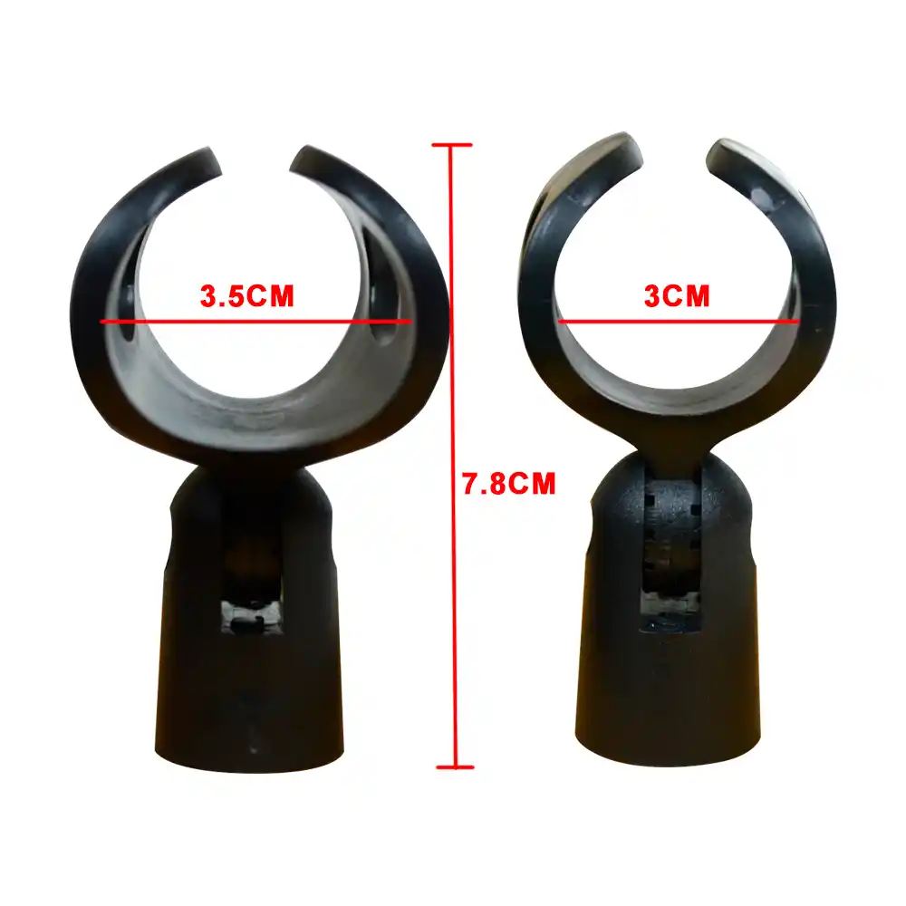 Porta micrófono de goma para inalámbricos MEKSE YH-15A