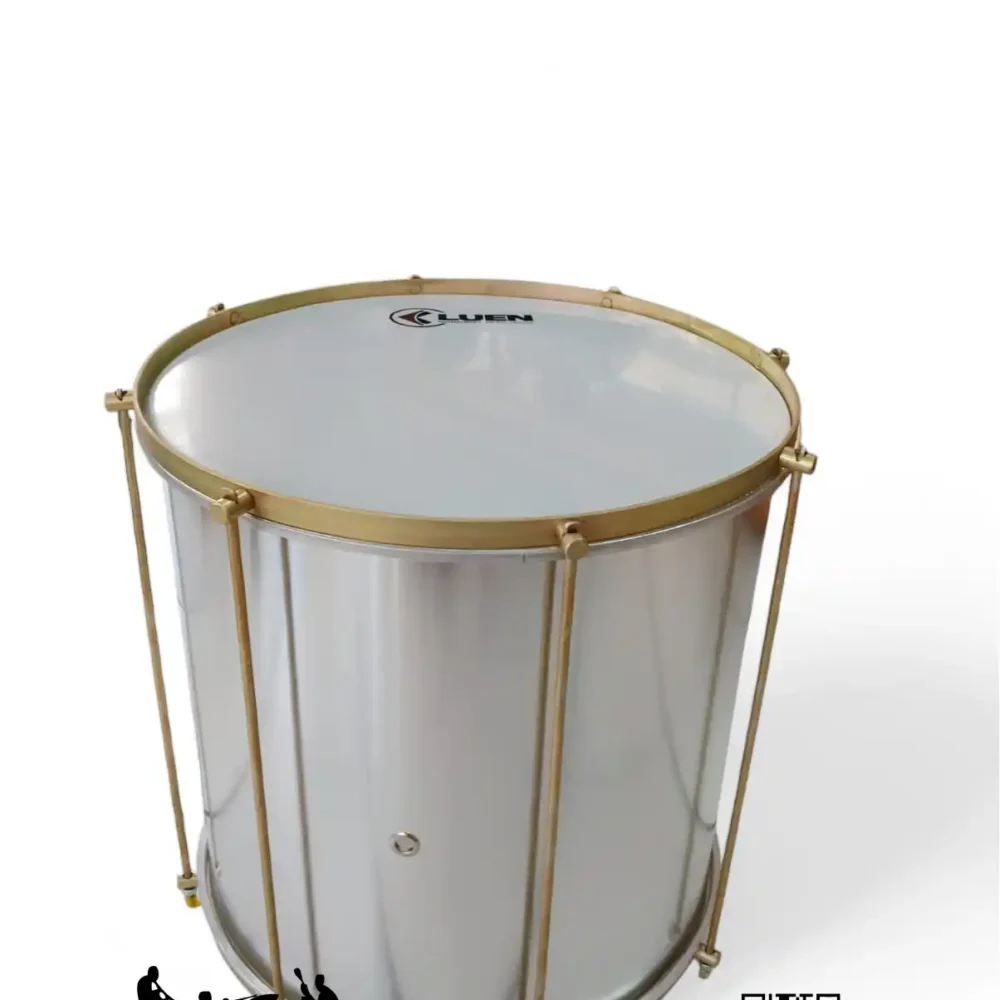 Surdo de 22 pulgadas de aluminio con 8 afinadores, primera voz de batucada
