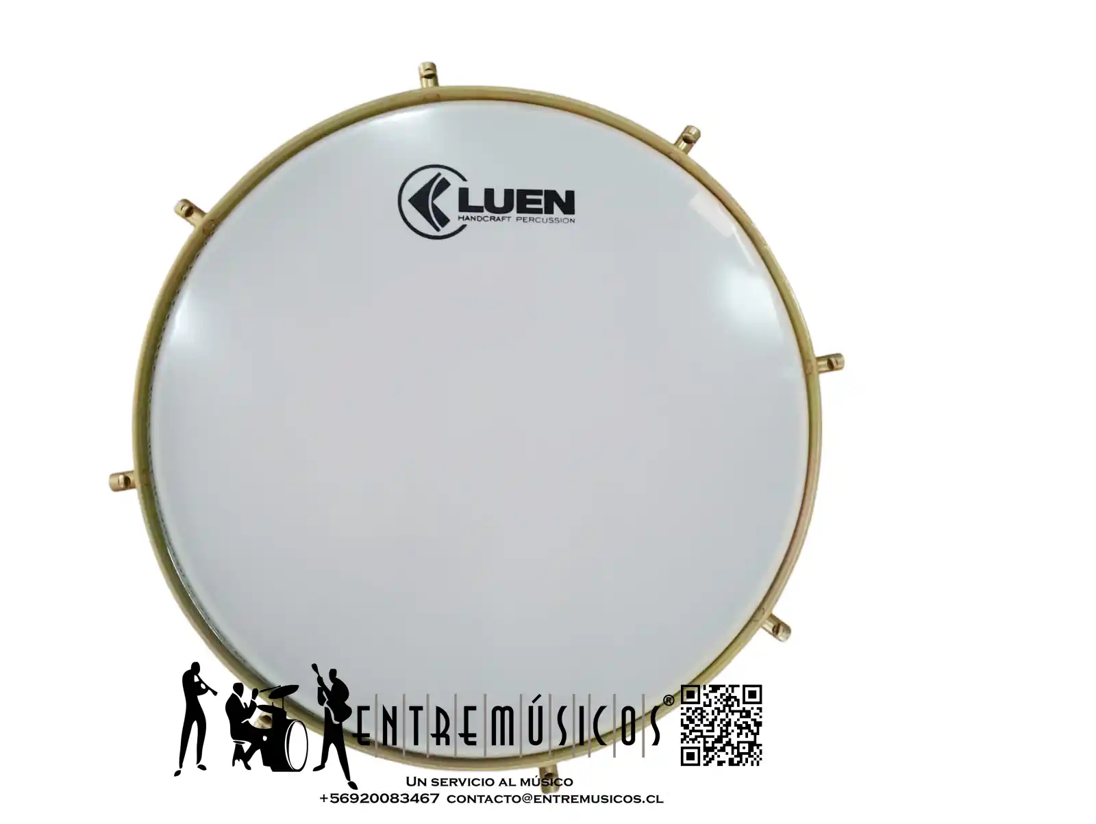 Surdo de 22 pulgadas de aluminio con 8 afinadores, primera voz de batucada