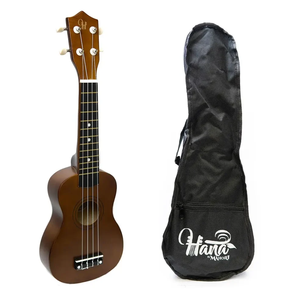 Ukelele soprano acústico Hana modelo HN-SCH con funda incluida